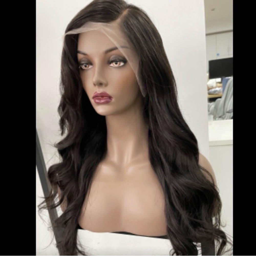 Black Wavy Lace Front Wig